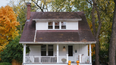 private house roofs