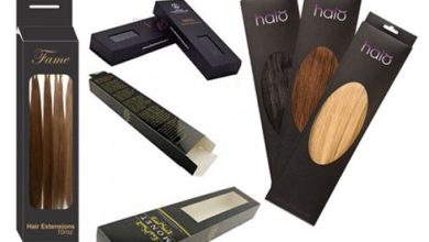 Hair extension boxes