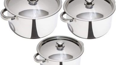 stainless steel pots and pans