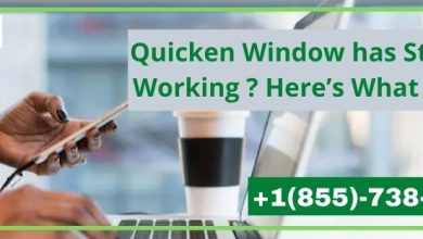 quicken window has stopped working