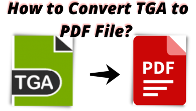convert tga to pdf file
