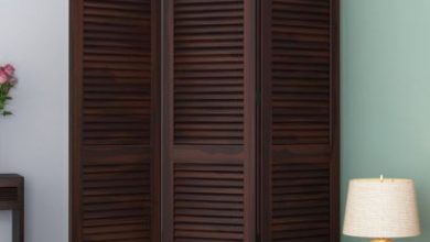 wooden room partition