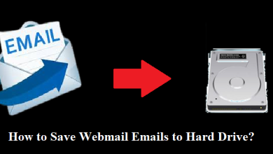 How to Save Webmail Emails to Hard Drive