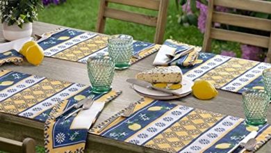 Set the table with the stylish Provence placemats for your special evening
