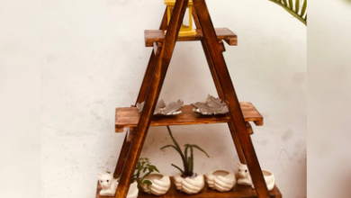 wooden ladder