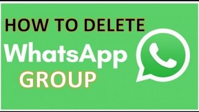 how to delete whatsapp group