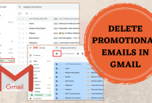 delete selected emails in Gmail